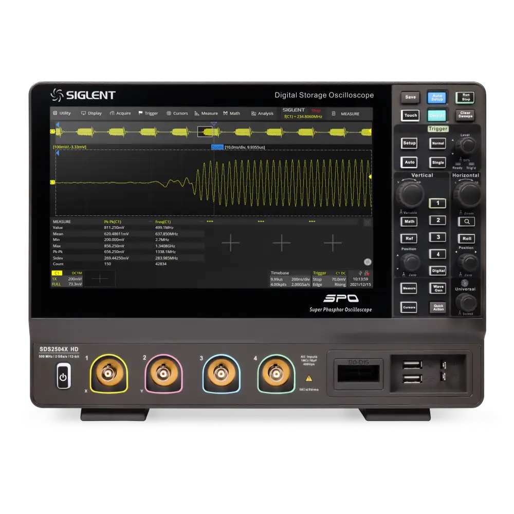 SDS2204X HD Digital Storage Oscilloscope