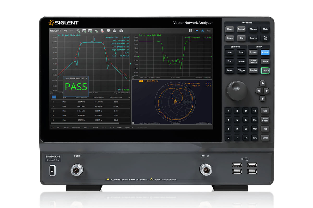 Siglent SNA5006X-E Vector Network Analyzer