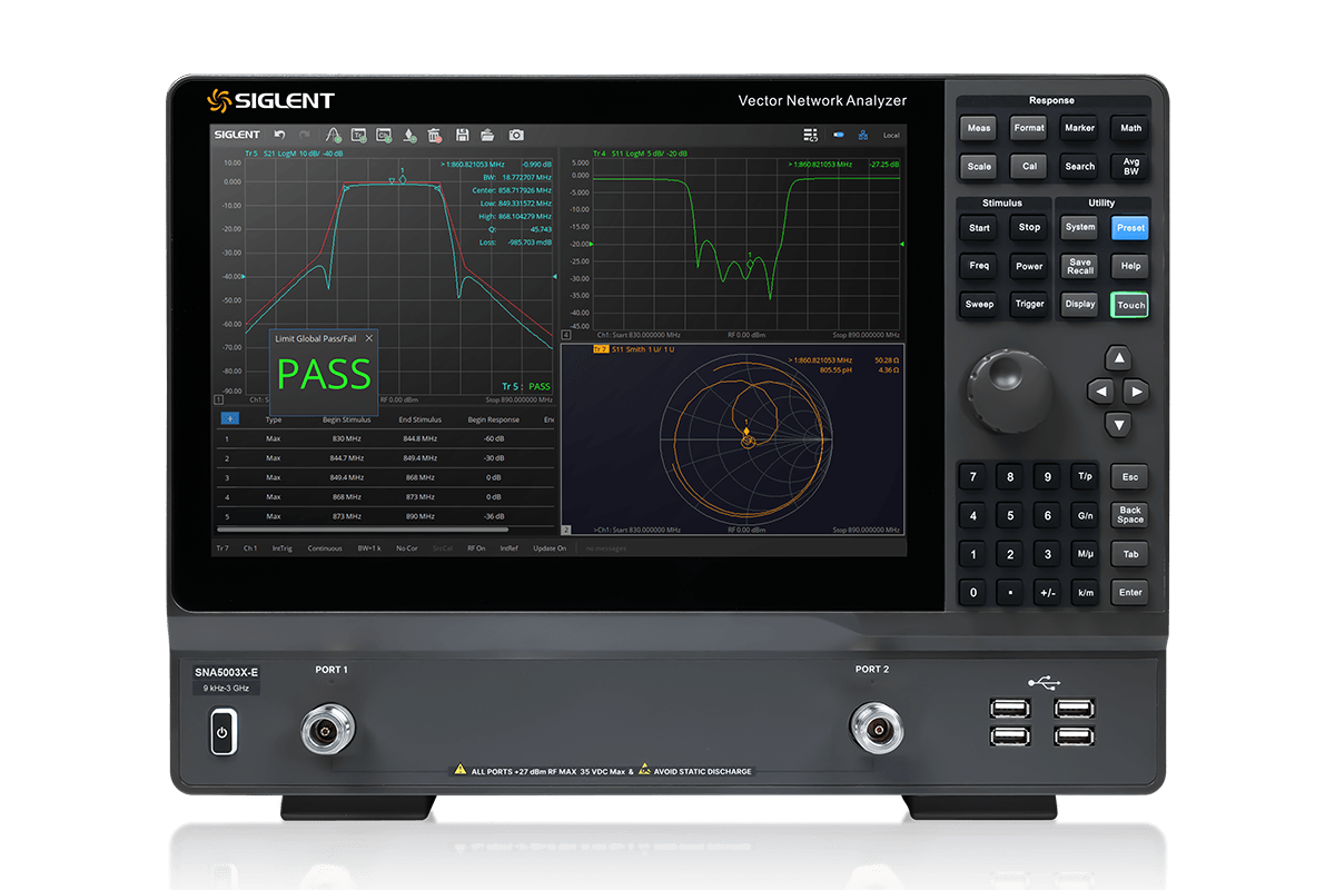 Siglent SNA5003X-E Vector Network Analyzer